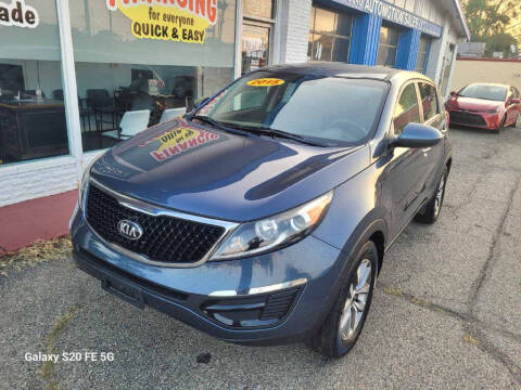 2015 Kia Sportage for sale at AutoMotion Sales in Franklin OH