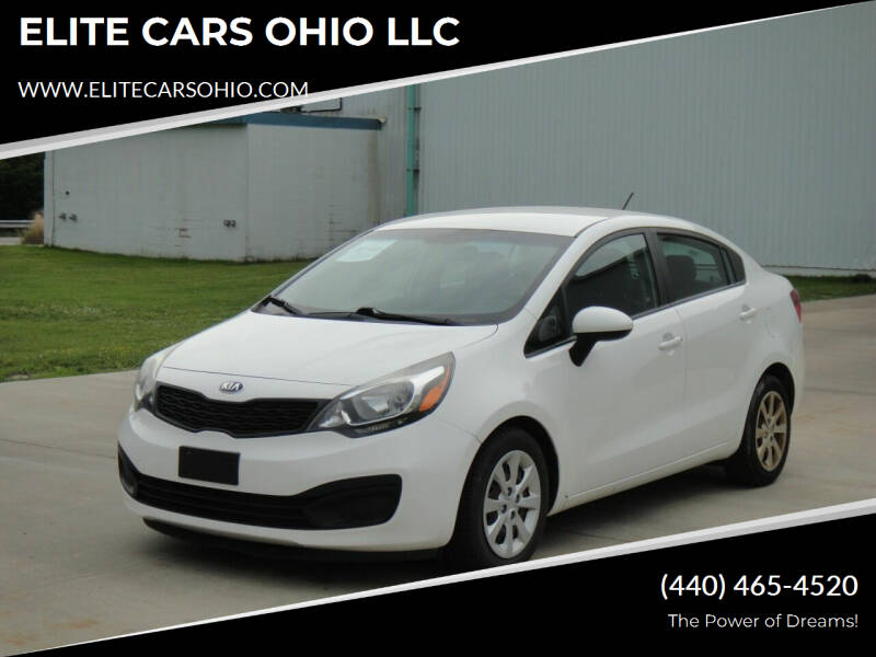 2014 Kia Rio for sale at ELITE CARS OHIO LLC in Solon OH