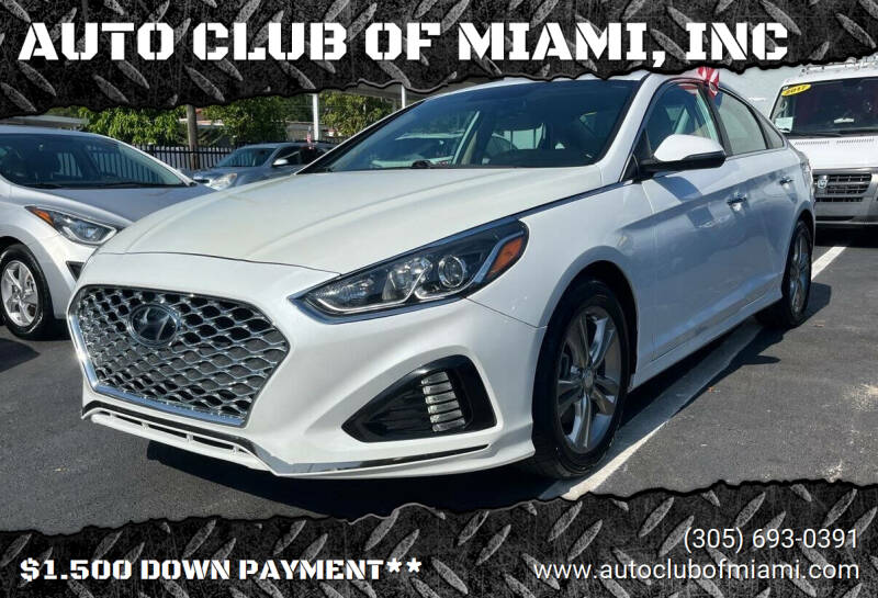 2018 Hyundai Sonata for sale at AUTO CLUB OF MIAMI, INC in Miami FL