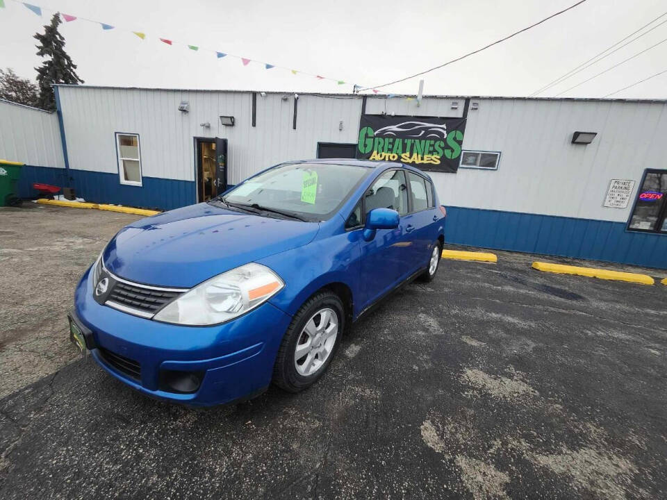 2008 Nissan Versa for sale at GREATNESS AUTO SALES in Green Bay, WI