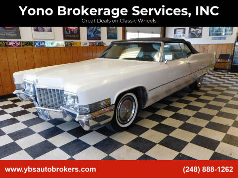 1970 Cadillac DeVille for sale at Yono Brokerage Services, INC in Farmington MI