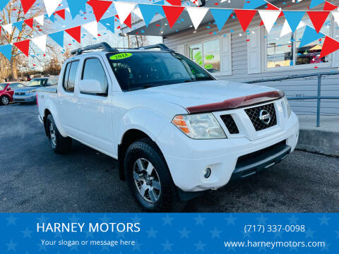 2011 Nissan Frontier for sale at HARNEY MOTORS in Gettysburg PA