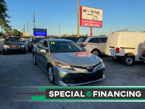 2018 Toyota Camry for sale at Invictus Automotive in Longwood FL