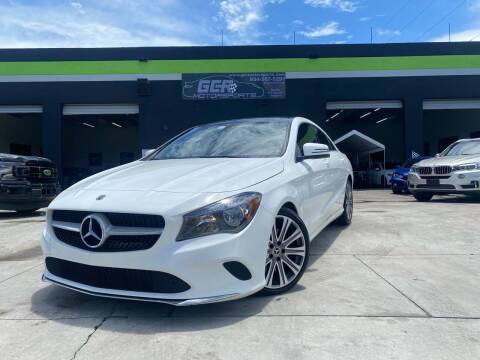 2018 Mercedes-Benz CLA for sale at GCR MOTORSPORTS in Hollywood FL
