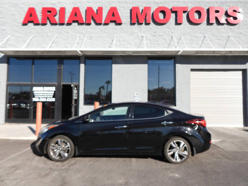 2014 Hyundai Elantra for sale at Ariana Motors LLC- Boulder highway in Las Vegas NV