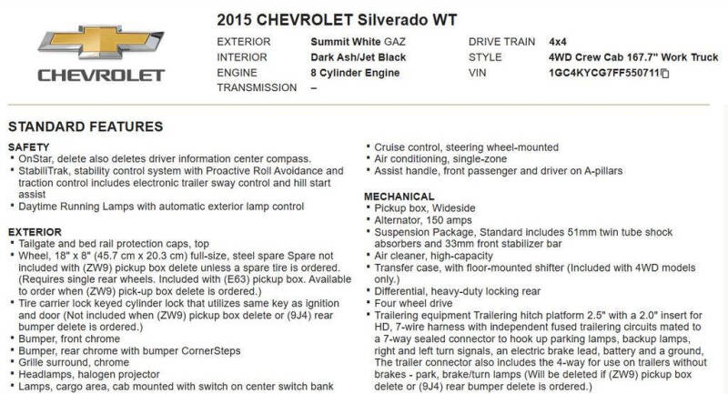 2015 Chevrolet Silverado 3500HD
