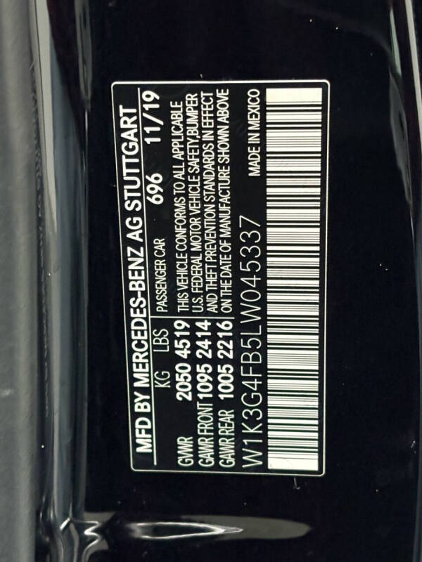 2020 Mercedes-Benz A-Class A 220 4MATIC