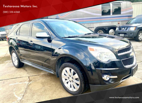 2010 Chevrolet Equinox for sale at Testarossa Motors Inc. in League City TX