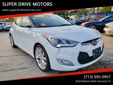 2012 Hyundai Veloster for sale at SUPER DRIVE MOTORS in Houston TX