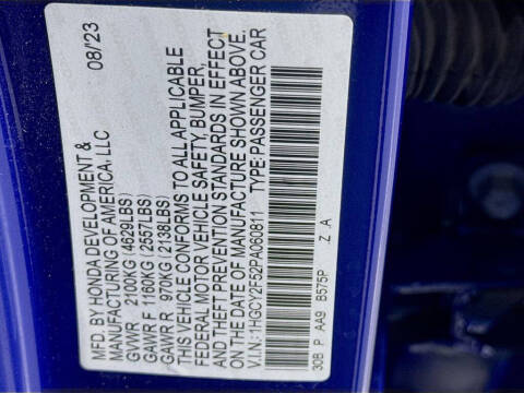 2023 Honda Accord Hybrid