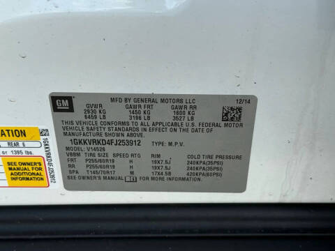 2015 GMC Acadia SLT-1