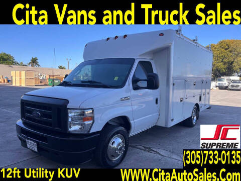 2021 FORD E 350 DRW *KUV*CUTAWAY  E350 12FT  *UTILITY TRUCK*KUV  for sale at Cita Auto Sales in Medley FL