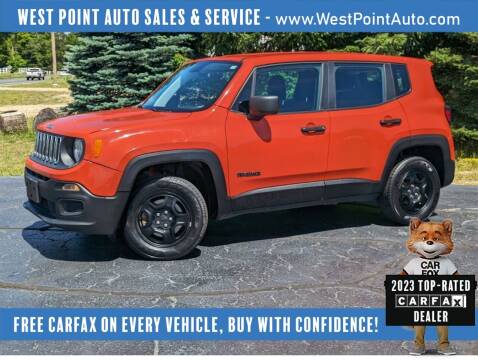 2018 Jeep Renegade for sale at West Point Auto Sales & Service in Mattawan MI