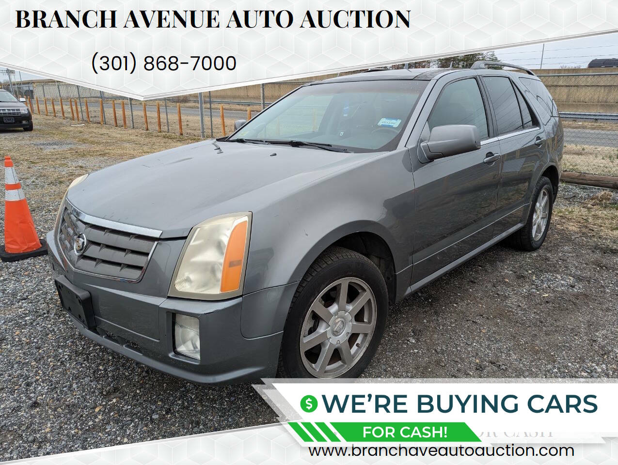 Silver 2005 Cadillac SRX Base AWD 4dr SUV V6 1