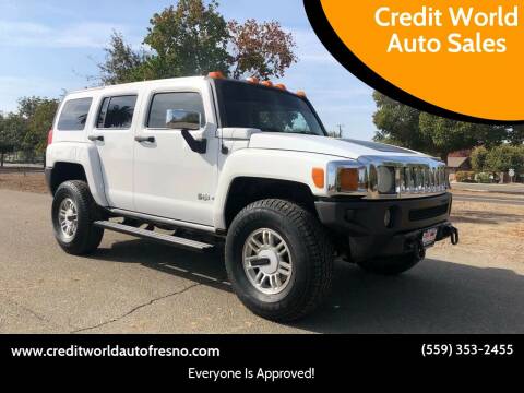 2006 HUMMER H3 for sale at Credit World Auto Sales in Fresno CA
