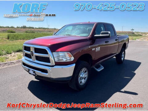 2018 RAM 2500 for sale at Tony Peckham @ Korf Motors in Sterling CO