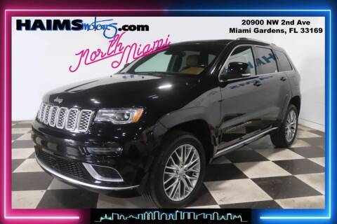 2018 Jeep Grand Cherokee for sale at Haims Motors Miami in Miami Gardens FL