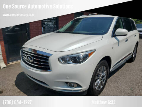 2015 Infiniti QX60 for sale at One Source Automotive Solutions in Braselton GA