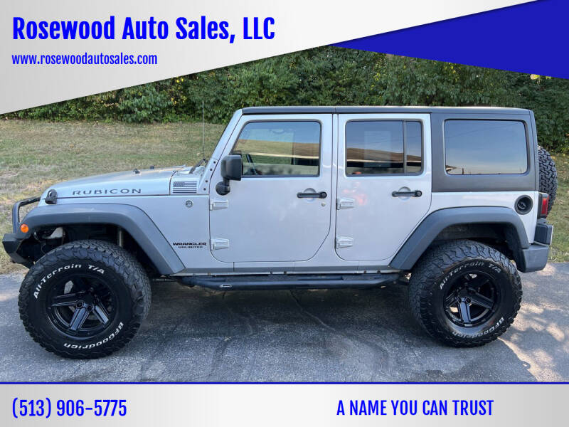 2012 Jeep Wrangler Unlimited for sale at Rosewood Auto Sales, LLC in Hamilton OH