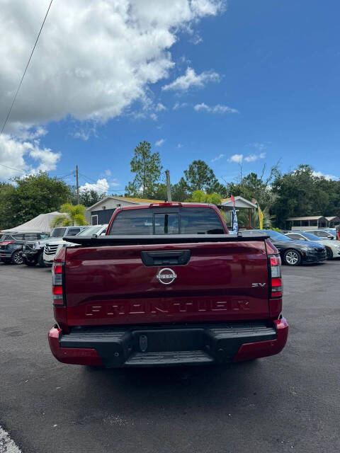 2022 Nissan Frontier for sale at PLANTATION MOTORS in Tampa, FL