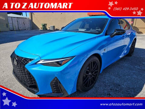 2024 Lexus IS 500 for sale at A TO Z  AUTOMART - A TO Z AUTOMART in West Palm Beach FL