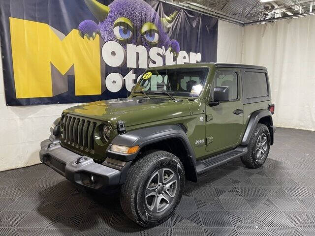 2021 Jeep Wrangler for sale at Monster Motors in Michigan Center MI