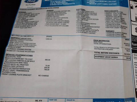 2016 Ford Explorer XLT