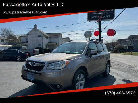 2016 Subaru Forester for sale at Passariello's Auto Sales LLC in Old Forge PA