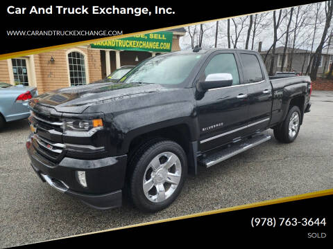 2016 Chevrolet Silverado 1500 for sale at Car and Truck Exchange, Inc. in Rowley MA