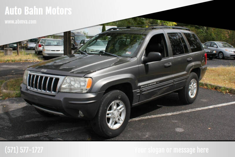 2004 Jeep Grand Cherokee for sale at Auto Bahn Motors in Winchester VA