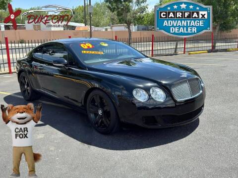 2009 Bentley Continental for sale at DUKE CITY AUTO SALES in Albuquerque NM