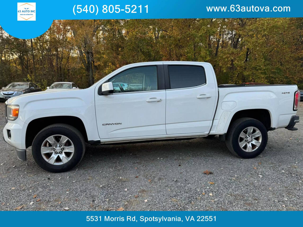 2015 GMC Canyon for sale at 63 Auto Inc in Spotsylvania, VA