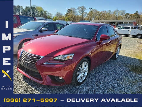 2015 Lexus IS 250 for sale at Impex Auto Sales in Greensboro NC