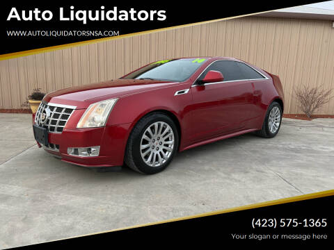 2014 Cadillac CTS for sale at Auto Liquidators in Bluff City TN
