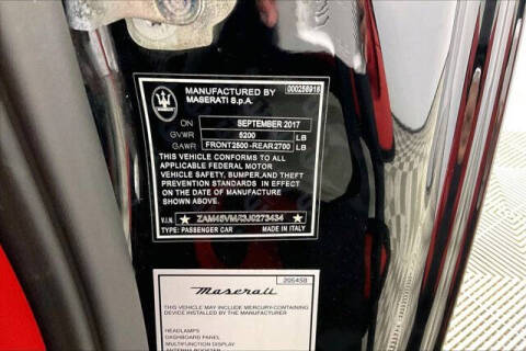 2018 Maserati GranTurismo