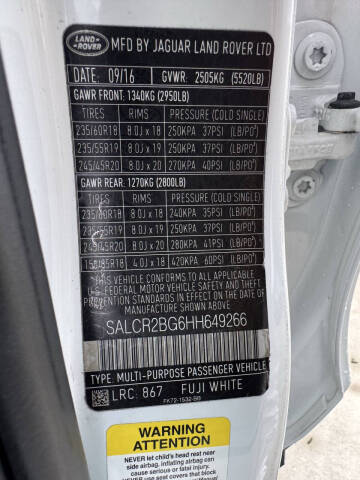 2017 Land Rover Discovery Sport HSE