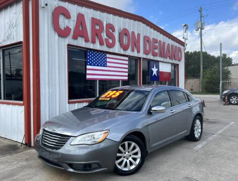 2014 Chrysler 200 for sale at Cars On Demand 3 in Pasadena TX