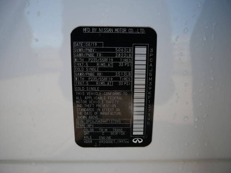 2019 Infiniti QX50 Luxe