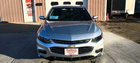 2017 Chevrolet Malibu for sale at DeMers Auto Sales in Winner SD
