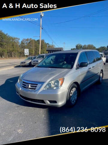 2008 Honda Odyssey for sale at A & H Auto Sales in Greenville SC