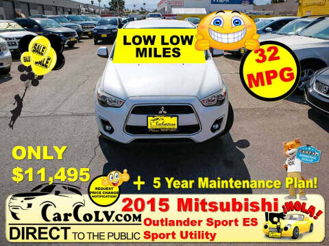 2015 Mitsubishi Outlander Sport for sale at The Car Company in Las Vegas NV