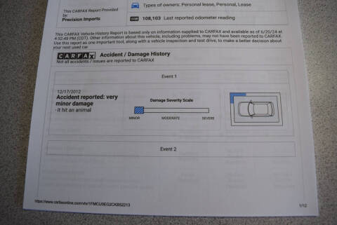 2012 Ford Escape Limited
