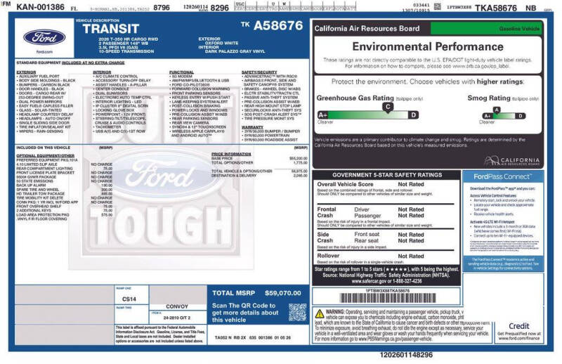 2026 Ford Transit 350