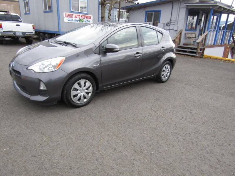 2012 Toyota Prius c for sale at ARISTA CAR COMPANY LLC in Portland OR