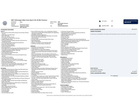 2021 Volkswagen Atlas Cross Sport V6 SEL Premium 4Motion