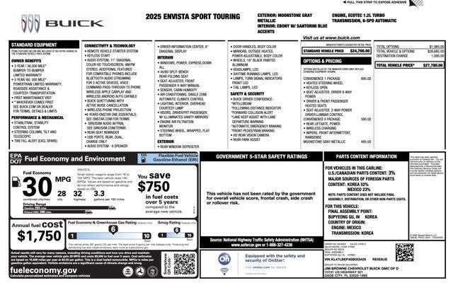 2025 Buick Envista Sport Touring