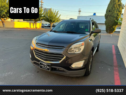 2016 Chevrolet Equinox for sale at Cars To Go in Sacramento CA