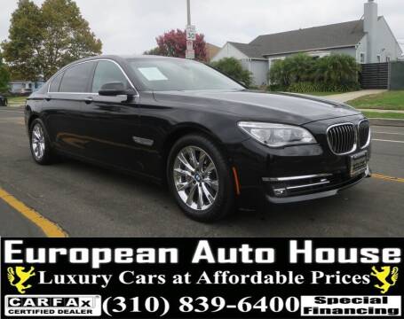 2015 BMW 7 Series for sale at European Auto House in Los Angeles CA