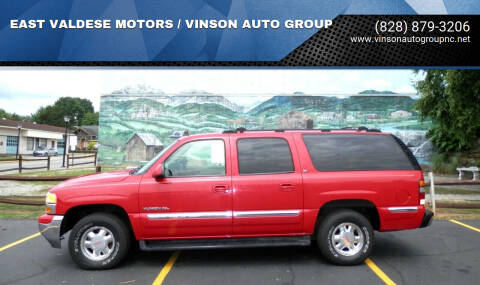 2002 GMC Yukon XL for sale at EAST VALDESE MOTORS / VINSON AUTO GROUP in Valdese NC