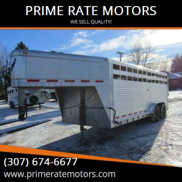 2002 Featherlite Trailer 20FT Aluminum Stock Trailer